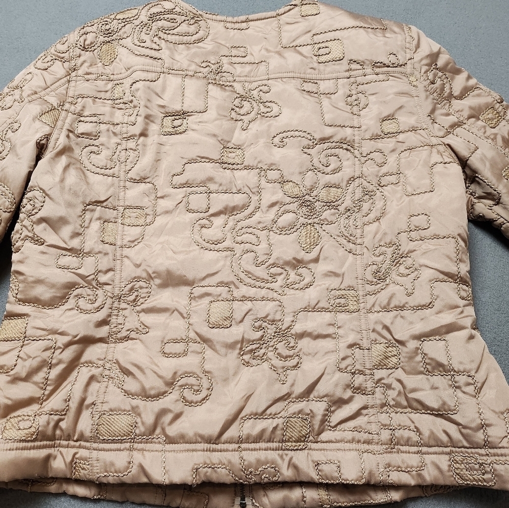 Vintage Ruby Rd. Embroidered Zip Puff Jacket - Picture 3 of 13